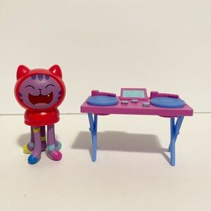 Gabby’s Dollhouse DJ Catnip Music Cat Nip Playset Doll House Toy Play Set